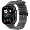 Image de Apple Watch Ultra 4 GPS + Cellular 49 mm Titane noir Bracelet Océan Noir translucide