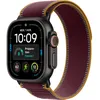 Image de Apple Watch Ultra 4 GPS + Cellular 49 mm Titane noir Boucle Trail Bordeaux M/L