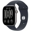 Image de Apple Watch Series 12 GPS + Cellular 46 mm Aluminium Gris sidéral Bracelet Sport Bleu marine M/L