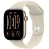 Image de Apple Watch Series 12 GPS + Cellular 46 mm Aluminium Or clair Bracelet Sport Sable M/L