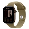 Image de Apple Watch Series 12 (GPS + Cellular) - aluminium bronze fonce - montre intelligente avec bande sport - olive - 64 Go