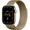 Image de APPLE Watch Series 12 GPS + Cellular - 42mm - Boîtier Radiant Gold Titanium - Bracelet Radiant Gold Milanese Loop