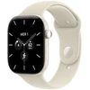 Image de Apple Watch Series 12 GPS + Cellular 46 mm Céramique Blanc nacré Bracelet Sport Sable S/M