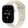 Image de APPLE Watch Series 12 GPS + Cellular - 46mm - Boîtier Pearl White Céramique - Bracelet Sand Sport Band - M/L
