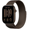 Image de Apple Watch Series 12 GPS + Cellular 46 mm Aluminium Bronze sombre Bracelet Milanais Bronze sombre M/L