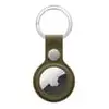 Image de Porte-clés airtag tissage fin olive sombre avec anneau metal 8327920