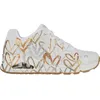 Image de Basket Femme Skechers Uno Metallic Love Blanc