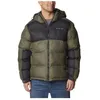 Image de Vestes COLUMBIA Pike Lake Ii Hooded Jacket Noir Vert - Homme/Adulte
