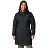 Image de Veste à capuche Columbia Delta Ridge II Long Down noir femme - M