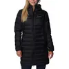 Image de Veste légère à capuche Columbia Lake 22 II Down Long noir femme - M