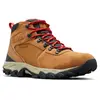 Image de Chaussures Columbia Newton Ridge Plus II Suede Waterproof marron clair rouge - 41.5