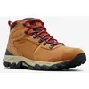 Image de Chaussures Columbia Newton Ridge Plus II Suede Waterproof marron clair rouge - 42
