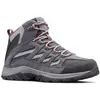 Image de Chaussures Columbia Crestwood Mid Waterproof gris fumée femme - 38