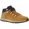 Image de Timberland - Bottines En Cuir Nubuck Miel Avec Patch En Mesh Cousus Sur La Tige - Miel 42