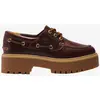 Image de Chaussures Timberland Stone Street Boat bordeaux pour femme - 42
