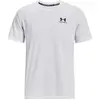 Image de T-shirt épais brodé du logo Under Armour Blanc 1373997-100
