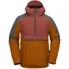Image de Veste à capuche Volcom BRIGHTON orange rouge - M