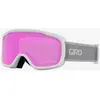 Image de Masque Giro Moxie blanc pur gris avec lentille Amber Pink femme