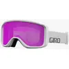 Image de Masque Giro Sagen blanc neutre avec lentille miroir Amber Pink