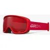 Image de Masque Giro Buster Stacked rouge avec lentille Amber Scarlet enfant