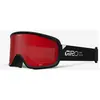 Image de Masque Giro Roam Stacked noir avec lentille Ambre Écarlate