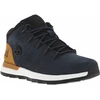 Image de Timberland - Bottines Timberland En Cuir Nubuck Bleu Marine Et à Lacets Ronds - Bleu Marine 41,5
