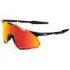 Image de Lunettes 100 % Hypercraft XS noir avec verres Hiper rouge