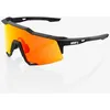 Image de Lunettes 100% Hypercraft SQ avec lentille HiPER - Noires, parfaites pour la course et les activités en plein air