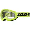 Image de Masque cross 100 % Strata 2 jaune fluo â écran clair