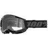 Image de Masque cross enfant 100 % Strata 2 noir â écran clair