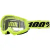 Image de Masque cross enfant 100 % Strata 2 jaune fluo â écran clair