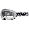 Image de Masque cross enfant 100 % Strata 2 blanc â écran clair