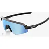 Image de Lunettes 100% Slendale XS Noir Mat avec lentille HiPER Bleu Miroir Multicouche pour enfant