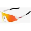 Image de Lunettes 100% Slendale XS Blanc Mat avec lentille HiPER Miroir Multicouche Rouge pour enfant