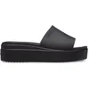 Image de Crocs Brooklyn Claquettes Femme Noir - LiteRide Talon Compensé - Taille 41/42