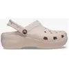 Image de Crocs Classic Platform marron beige femme - 42-43