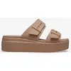 Image de Sandales Crocs Brooklyn Low beige femme - 39-40