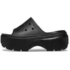 Image de Sandales à Enfiler Crocs Stomp - CROCS - Noir - Compensé - Basse - Mixte