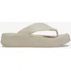 Image de Tongs Crocs Getaway Platform Flip blanc crème femme - 41-42