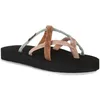Image de Sandale à lanières végane pour femmes - TEVA - Olowahu - Brun noir - Confortable et léger
