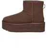 Image de Bottes Classic Mini à Plateforme Marron - UGG - Homme - Burnt cedar