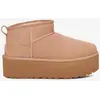 Image de Bottes UGG Classic Ultra Mini Plateforme marron clair femme - 41