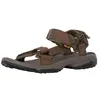 Image de Sandales - TEVA - Terra Fi Lite - Marron - Boucle de serrage - Plat