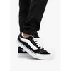 Image de Vans - Baskets Basses Knu Skool En Cuir Noires Avec Une Forme Large Et Des Lacets Plats - Noires 36