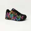 Image de Baskets Skechers Uno Highlight Love CS - Femme - Noir - Lacets - Textile