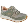 Image de Baskets cuir Skechers vert - Femme - Randonnée - Olive - Blanc - Multisport - Sec