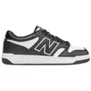 Image de Baskets NEW BALANCE - BB480LV1 - Blanc - Plat - Lacets - Mixte - Adulte - Textile