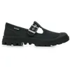 Image de Palladium Pampa M-Jane Washed - Baskets femme noir en canvas