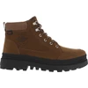 Image de Palladium - Bottines En Cuir Marron à Talon Décroché Bas Avec Des Lacets Ronds - Marron 40