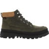 Image de Palladium - Bottines En Cuir Kaki à Talon Décroché Bas Avec Des Lacets Ronds - Kaki 41